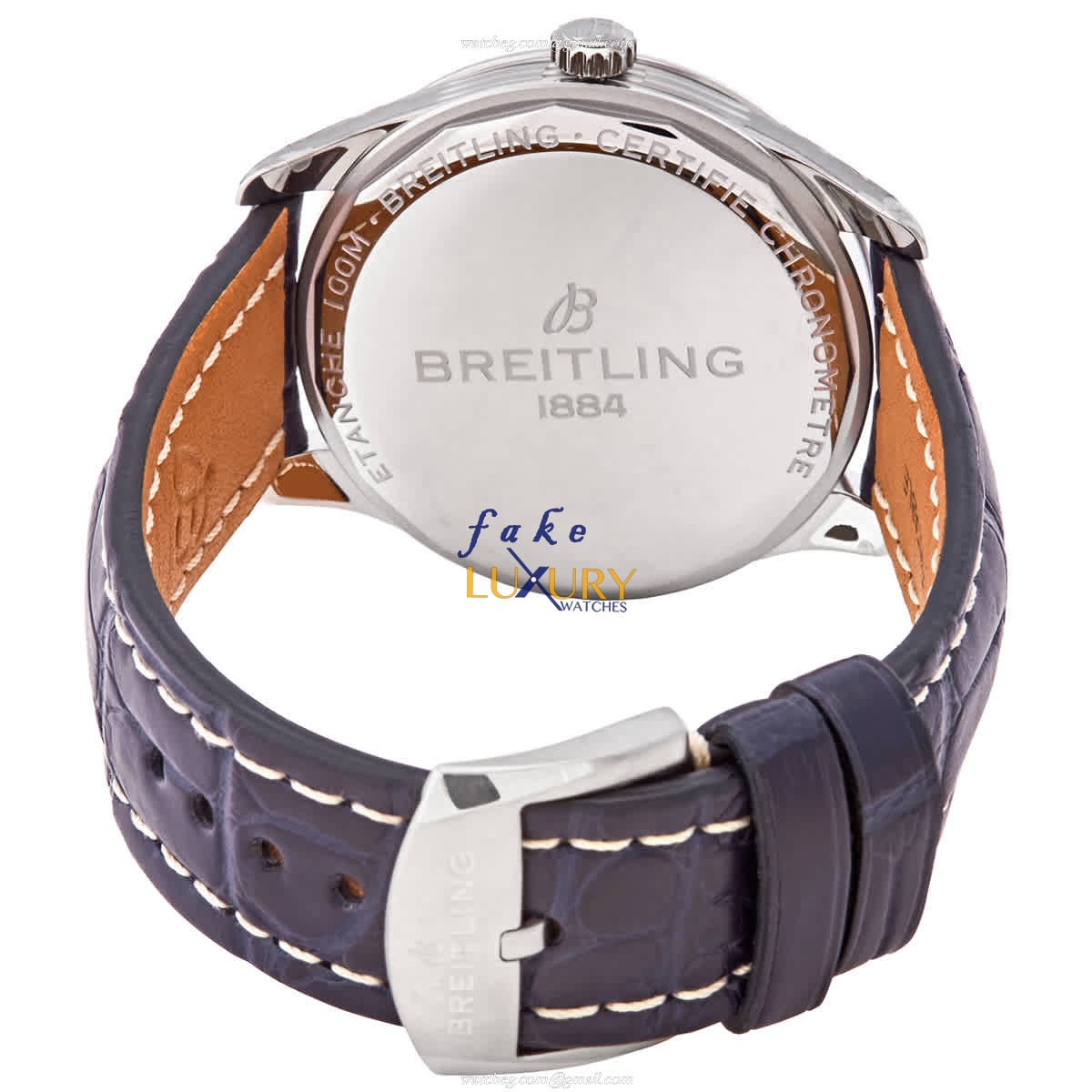 Breitling Premier A37340351C1P2 Automatic Blue Dial Stainless Steel Replica Watch - Image 3