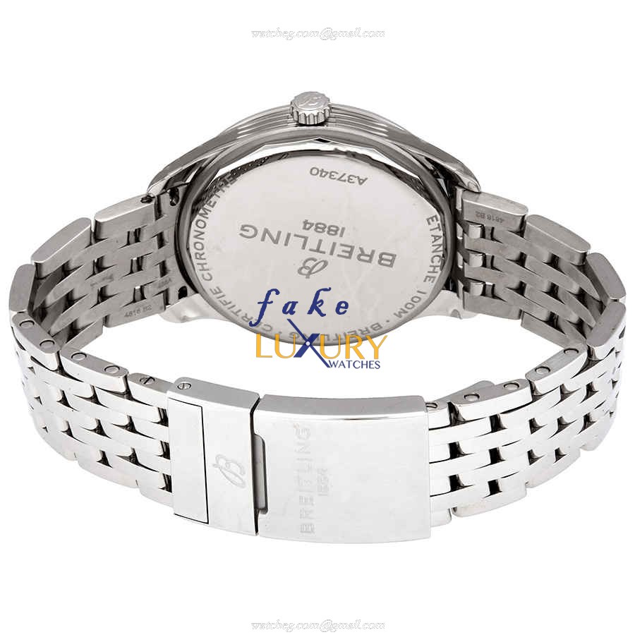 Breitling A37340351G1A1 Premier Replica Watch, Automatic, Silver Dial, Steel Bracelet - Image 3