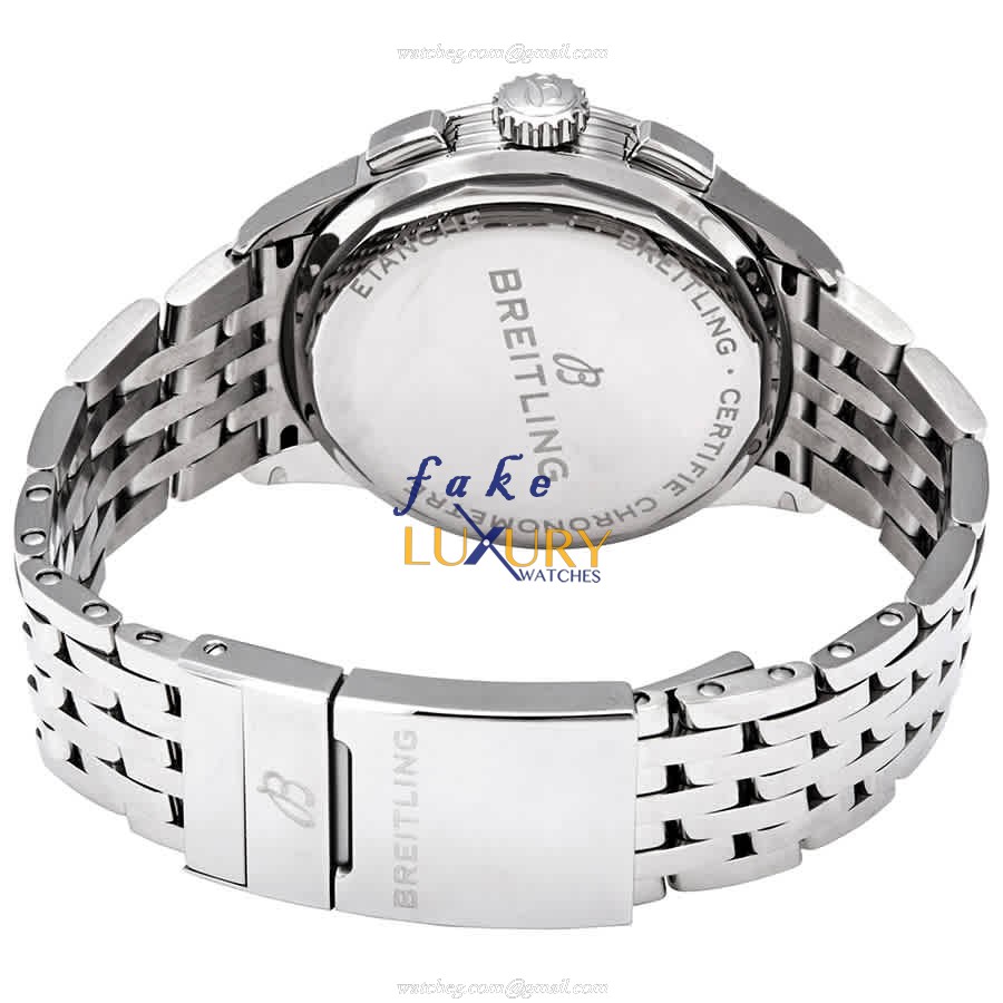 A13315351C1A1 - Breitling Premier Replica Watch - Automatic - Blue Dial Silver Steel - Image 3