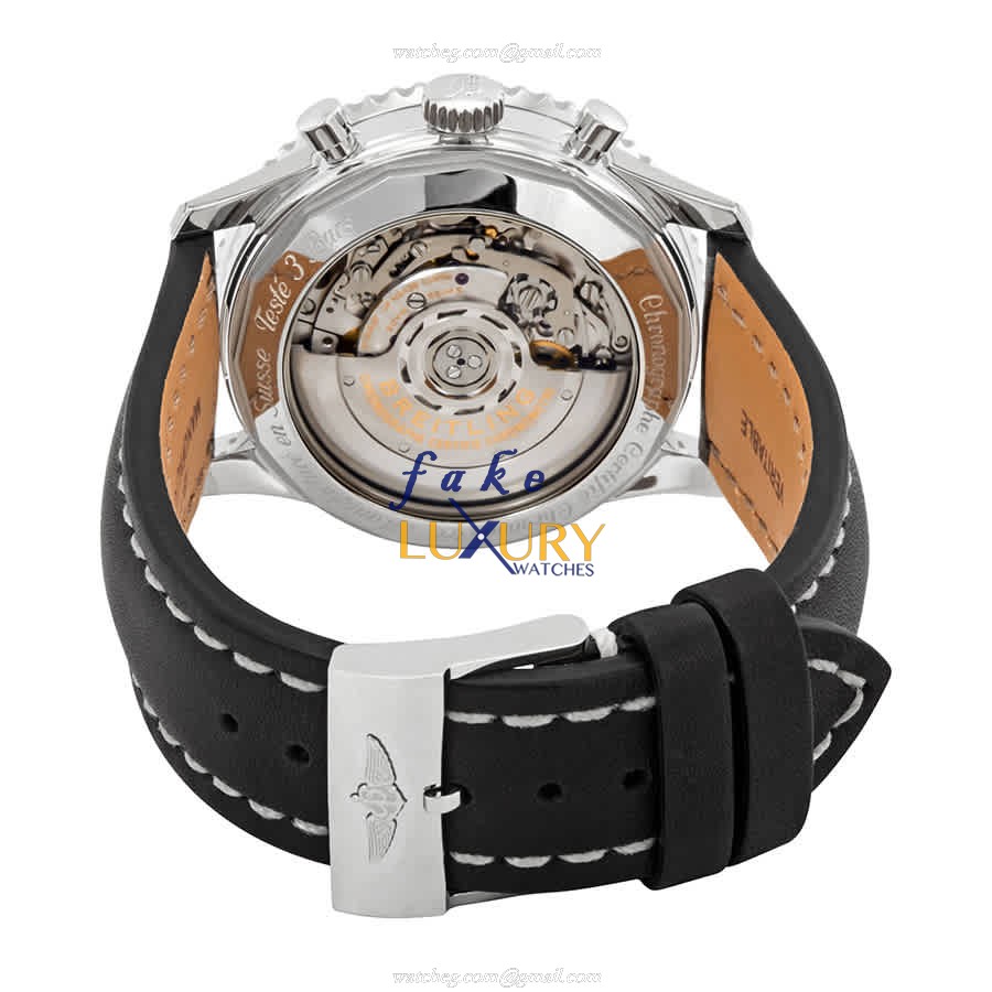 Breitling Navitimer 1 AB0121211B1X1 Automatic Steel Black Dial Cowhide Strap Replica Watch - Image 3