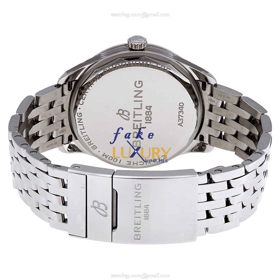 Breitling Premier A37340351B1A1 Replica Watch With Automatic Movement, Dark Grey Dial, Steel Case - Image 3