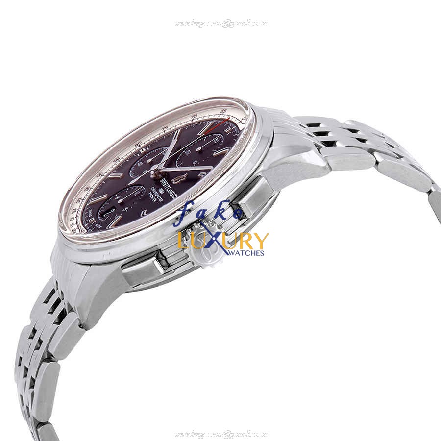 A13315351B1A1 - Breitling Premier Replica Watch - Automatic - Black Dial - Steel Bracelet - Image 2