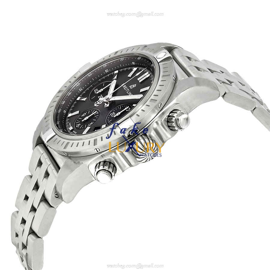 Breitling Chronomat B01 AB0115101F1A1 - Replica Watch - Automatic - Steel Case - Dark Grey Dial - Image 2