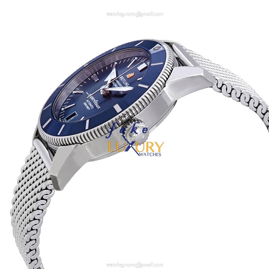 Breitling AB2010161C1A1 Superocean Replica Watch, Automatic, Blue Dial, Steel Case - Image 2