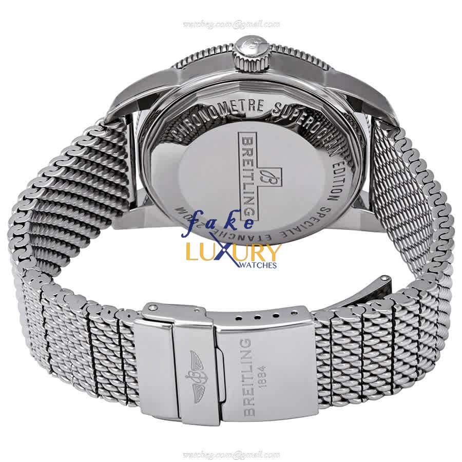 Breitling AB2010161C1A1 Superocean Replica Watch, Automatic, Blue Dial, Steel Case - Image 3
