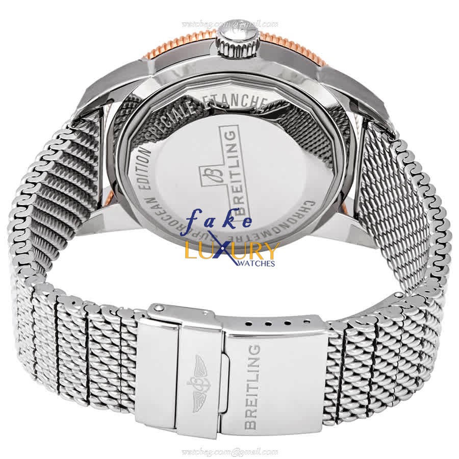 Breitling Superocean UB2030121B1A1 Replica Watch with Automatic Movement, Black Dial, Steel Case - Image 3