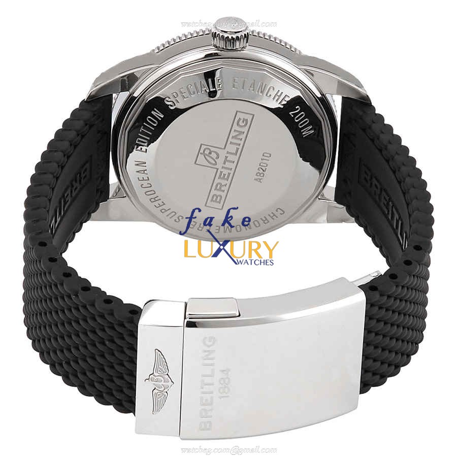 Breitling AB2010121B1S1 Superocean Replica Watch With Automatic Movement, Black Dial, Steel Case - Image 3