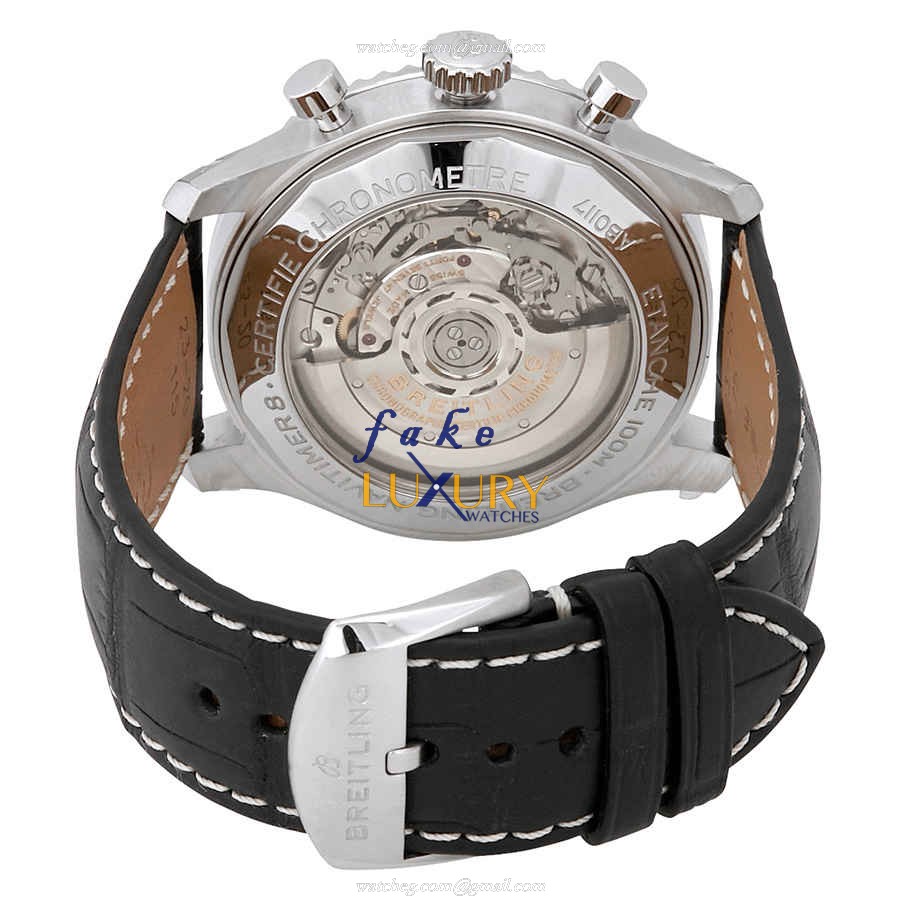 Breitling AVIATOR 8 AB0117131B1P1 Automatic Stainless Steel Black Dial Alligator Strap Replica Watch - Image 3