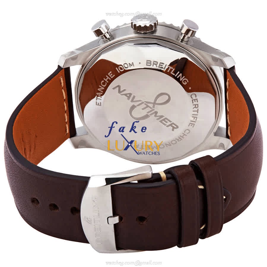 Breitling A13314101C1X2 AVIATOR 8 Replica Watch, Blue Dial, Brown Leather Strap - Image 3