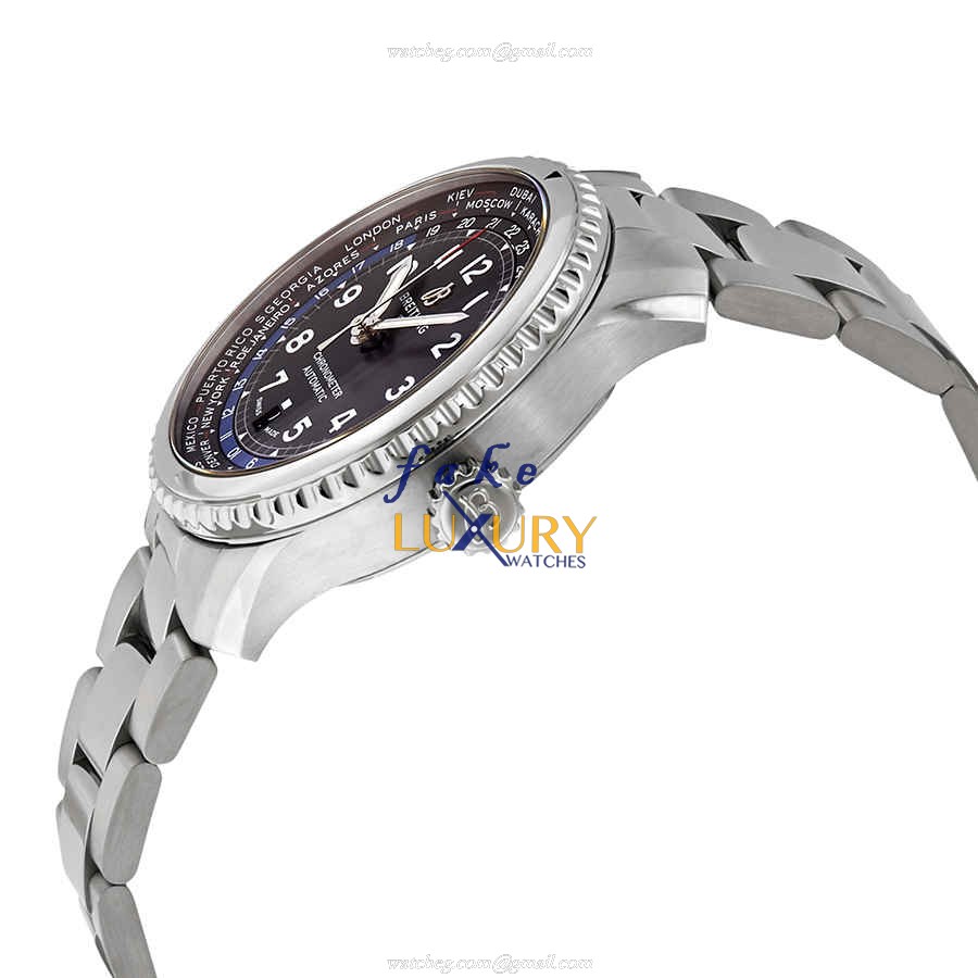 AB3521U41B1A1 - Breitling Aviator 8 Replica Watch Automatic Black Dial Stainless Steel - Image 2