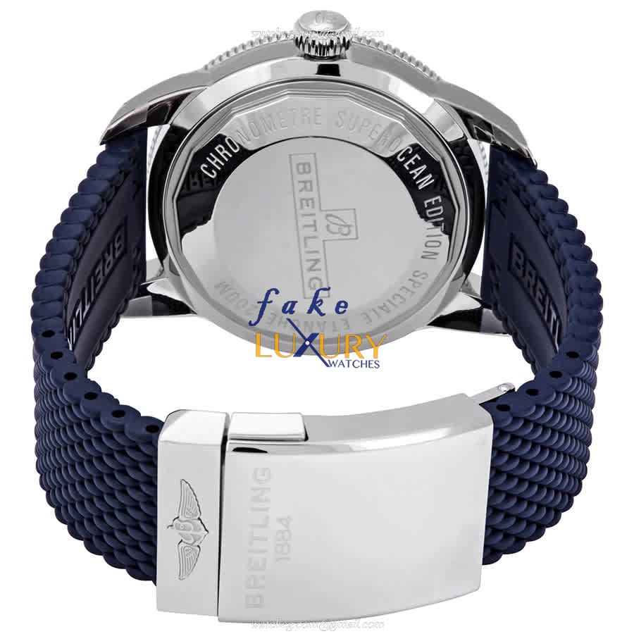 Breitling Superocean AB2030161C1S1 - Replica Watch - Blue Dial - Automatic - Steel Case - Rubber - Image 3