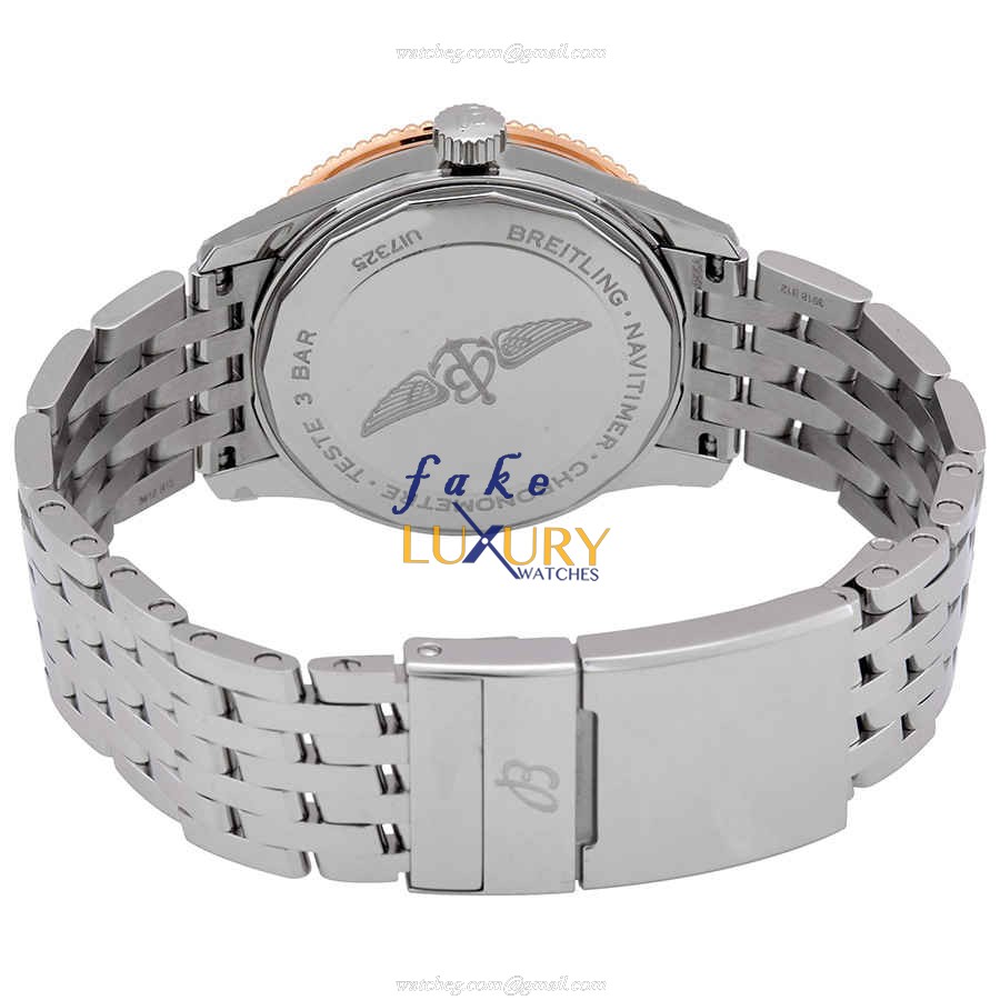 Breitling U17325211G1A1 Navitimer 1 Replica Watch, Automatic, Silver Dial, Steel - Image 3