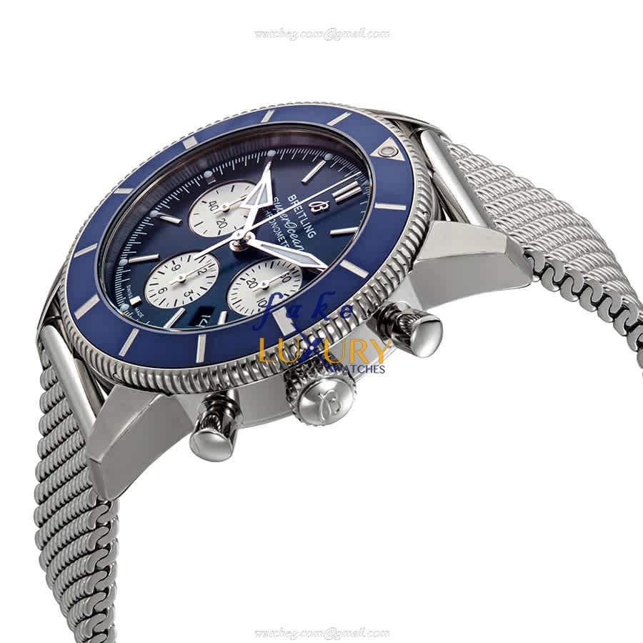 AB0162161C1A1 - Breitling Superocean Heritage Replica Watch - Blue Dial Stainless Steel Automatic - Image 2
