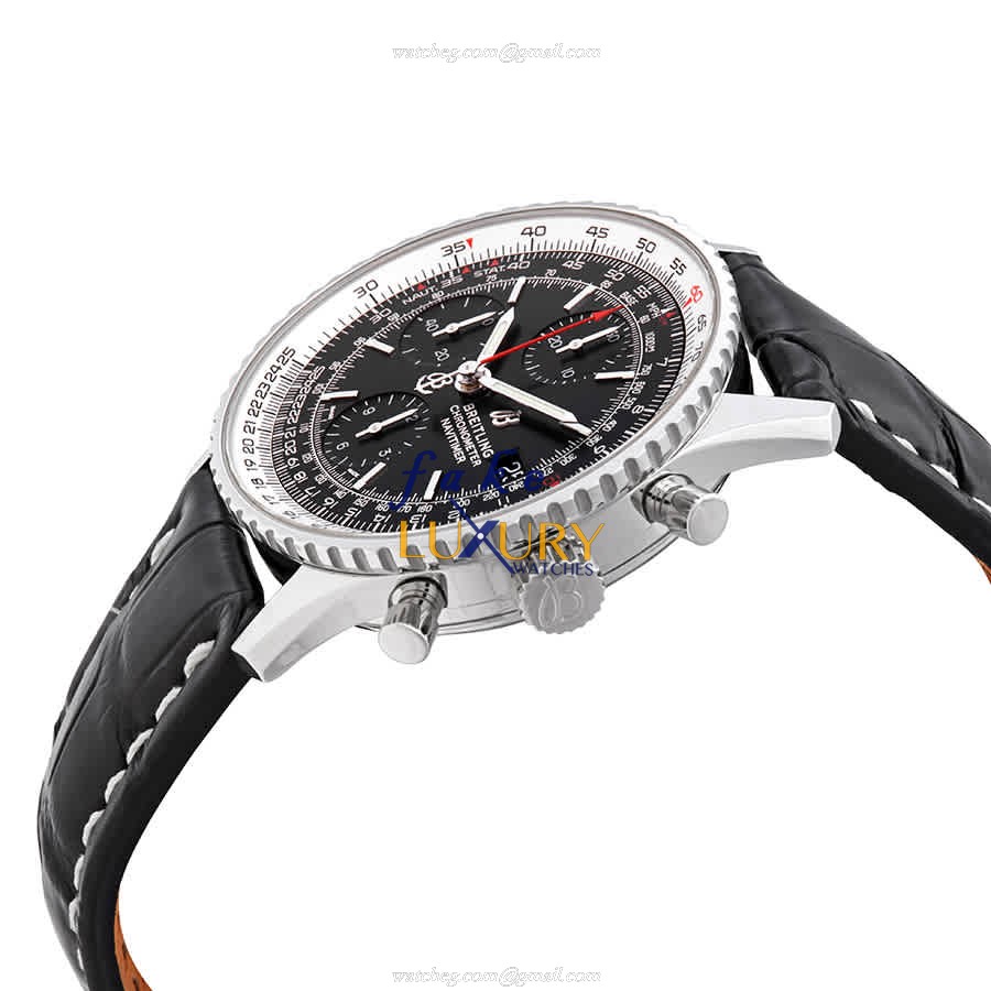 Breitling A13324121B1P1 Navitimer 1 Automatic Replica Watch, Black Dial, Steel Case - Image 2