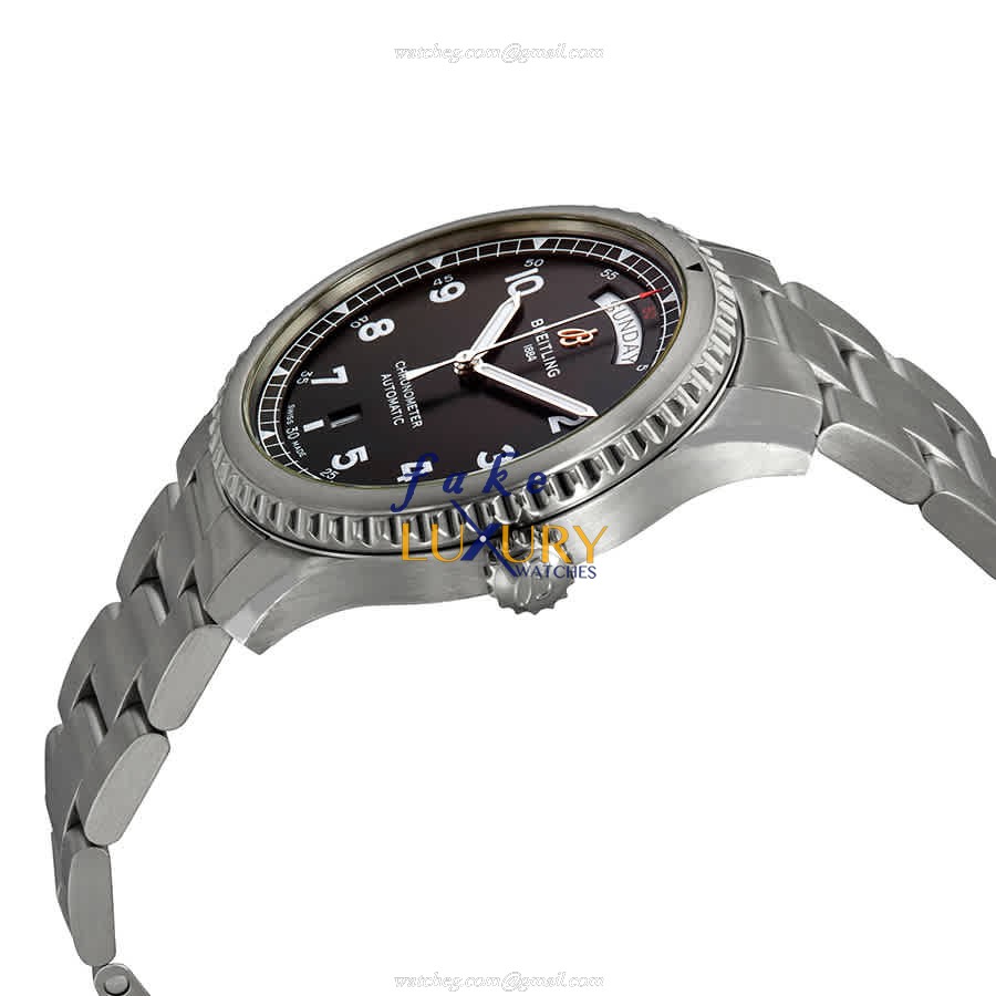 Breitling AVIATOR 8 A45330101B1A1 Automatic Stainless Steel Black Dial Replica Watch - Image 2