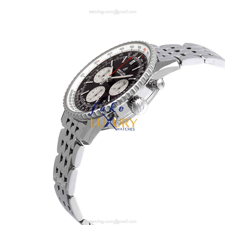 Breitling AB0121211B1A1 NAVITIMER 1 Replica Watch, Automatic, Black Dial, Steel Case - Image 2
