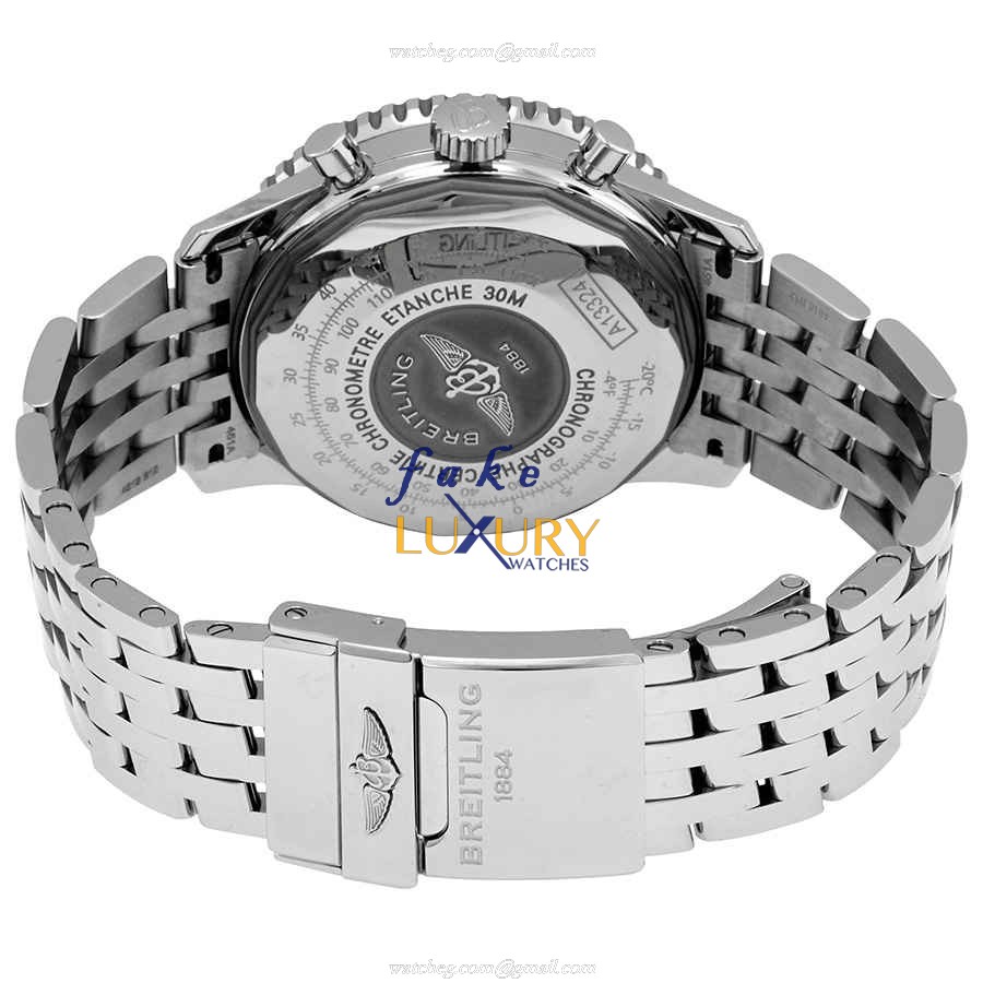 Breitling A13324121C1A1 Navitimer 1 Replica Watch, Blue Dial, Steel Bracelet, Automatic - Image 3