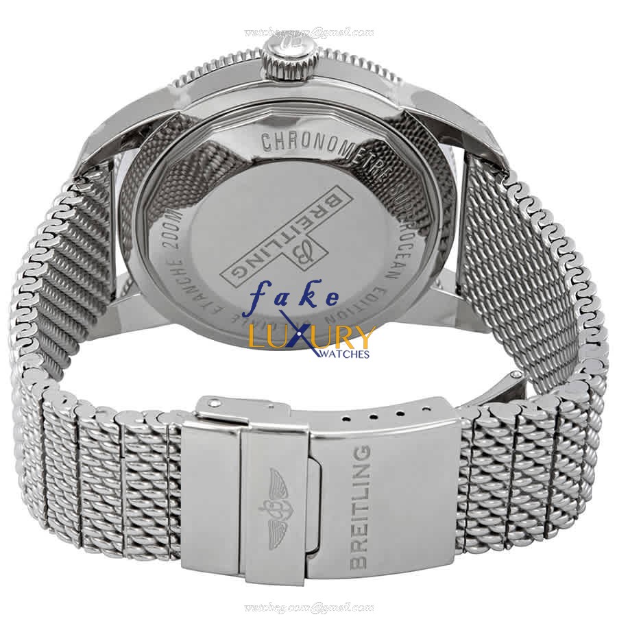 Breitling AB2020121B1A1 Superocean Heritage Automatic Replica Watch, 46mm Black Dial Steel - Image 3