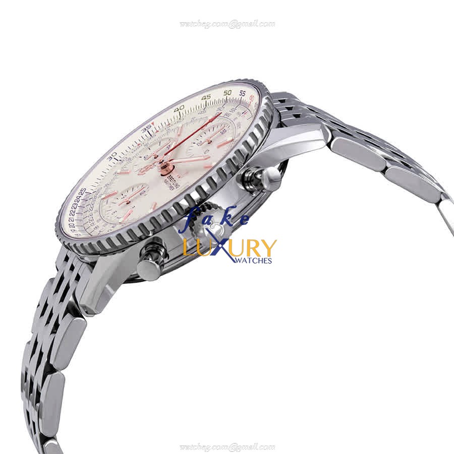 Breitling A13324121G1A1 Navitimer 1 Replica Watch, Automatic, Silver Dial, Steel - Image 2