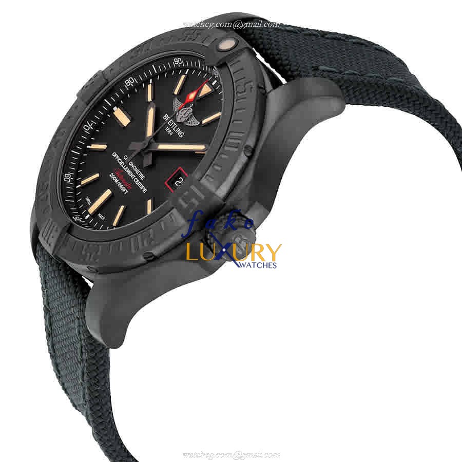 Breitling V1731110-BD74-109W-M20BASA.1 Avenger II Replica Watch, Automatic Movement, Black Dial - Image 2
