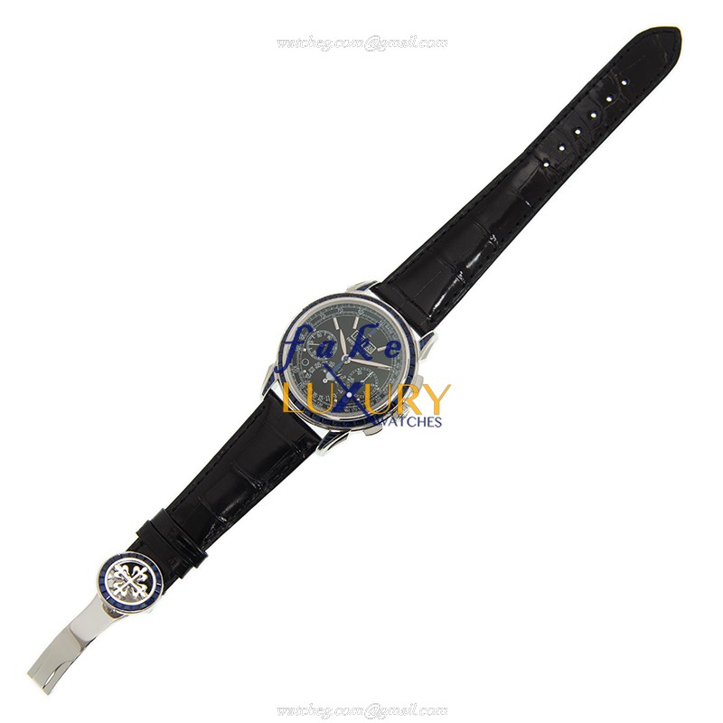 Patek Philippe 5271-11P-001 COMPLICATIONS Manual Wind 950 Platinum Diamonds Black Dial Replica Watch - Image 2