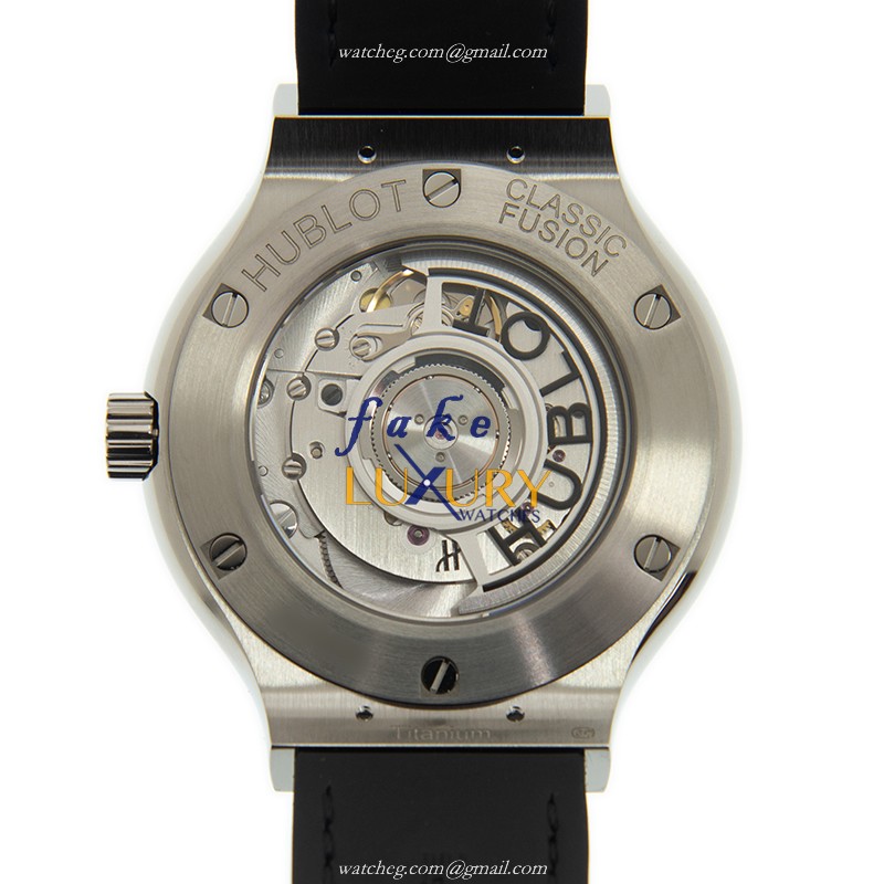 Hublot 565.NX.1470.LR.1204 CLASSIC FUSION Auto Titanium Diamond Black Dial Replica Watch - Image 3