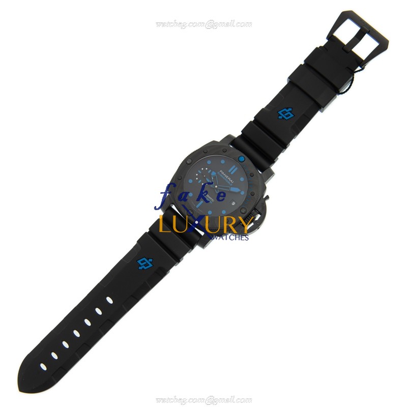 Panerai PAM00960 DIVERS Automatic PVD Titanium 42mm Black Dial Rubber Strap Replica Watch - Image 2