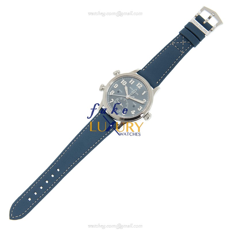 Patek Philippe Calatrava 7234A-001 Replica Watch With Blue Dial, Automatic Movement, Steel Case - Image 2