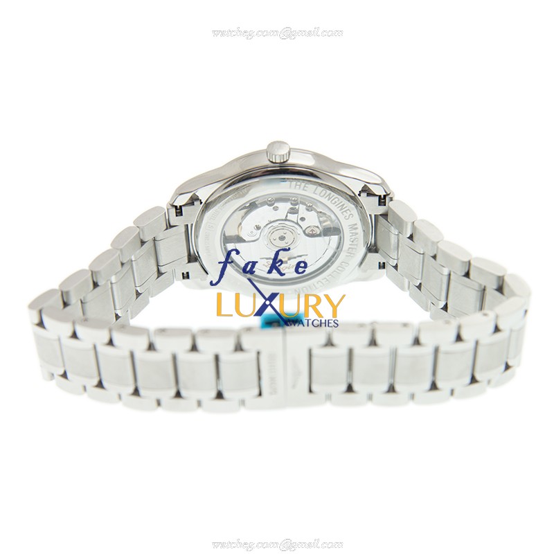 Longines L2.910.4.77.6 Master Collection Replica Watch, White Dial, Automatic, Steel Bracelet - Image 4
