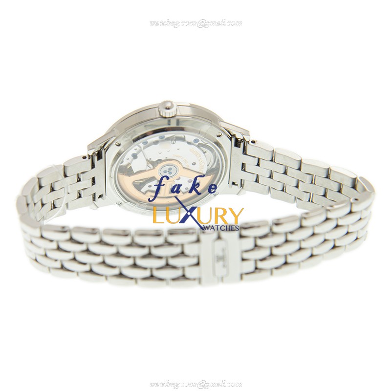 Jaeger-Lecoultre Q3448130 Replica Watch, Automatic Movement, White Dial, Steel & Diamond Case - Image 4