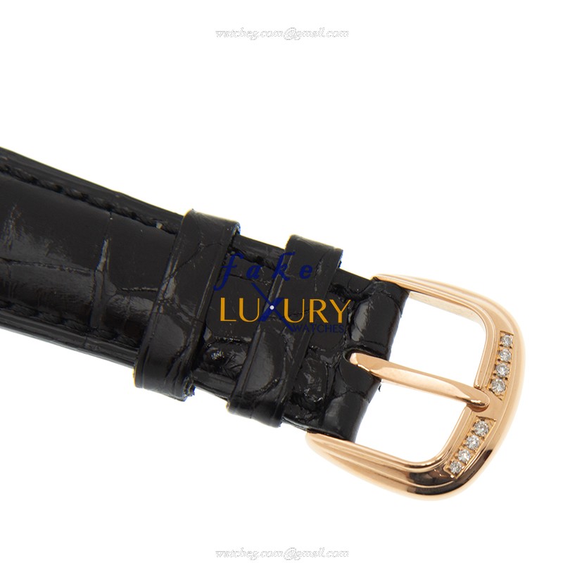 Franck Muller 7880 H R JN D CD 5N-BLACK STRAP CINTREE CURVEX Auto 18kt Rose Gold Diamond Replica - Image 4