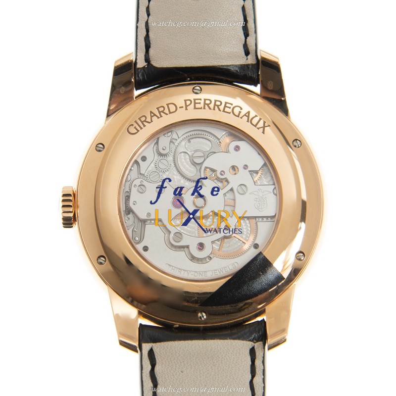 Girard Perregaux 99193-52-000-BA6A - Replica Watch - Automatic - 18kt Rose Gold - White Dial - Image 3