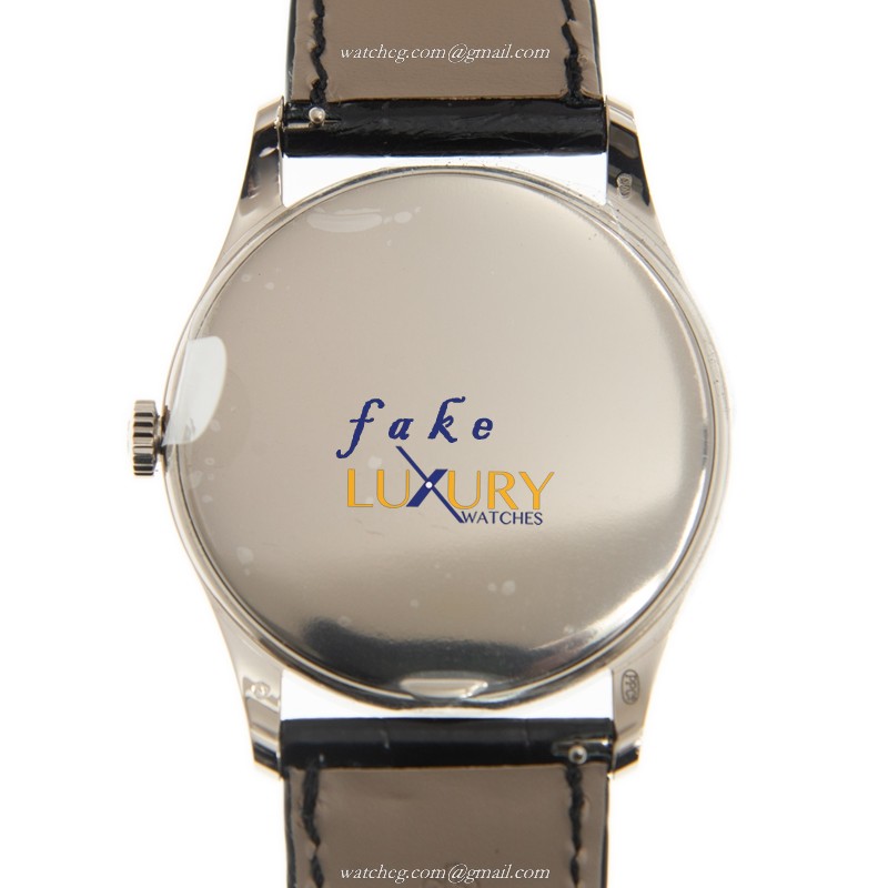 Patek Philippe Calatrava 5196G-001 Manual Wind 18kt White Gold Gray Dial Replica Watch - Image 3