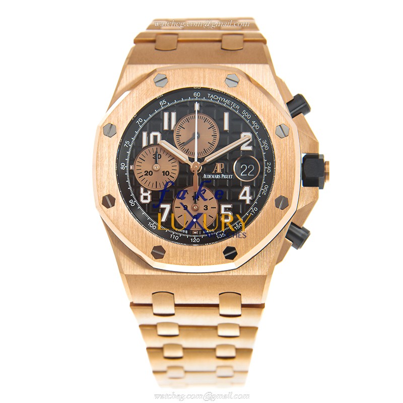 26470OR.OO.1000OR.03 - Audemars Piguet 26470OR Replica Watch in 18kt Rose Gold with - Image 2