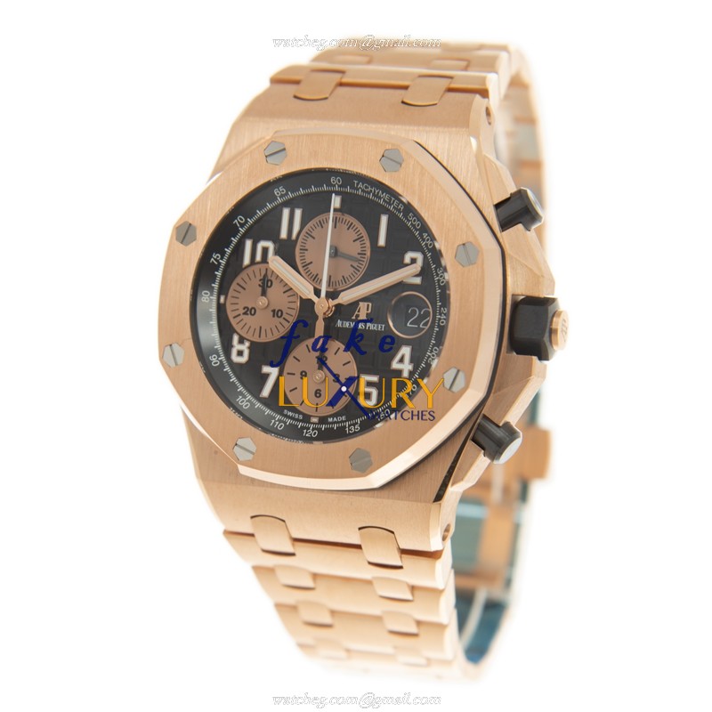26470OR.OO.1000OR.03 - Audemars Piguet 26470OR Replica Watch in 18kt Rose Gold with - Image 3