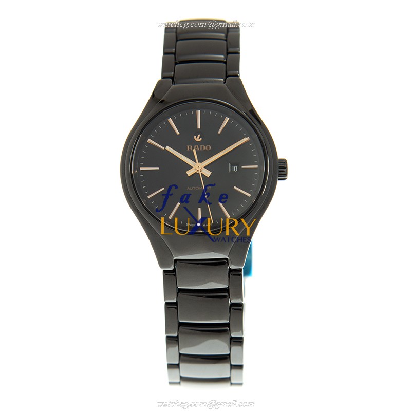 Rado TRUE Automatic Ceramic Replica Watch R27242162 Black Dial Ladies - Image 2