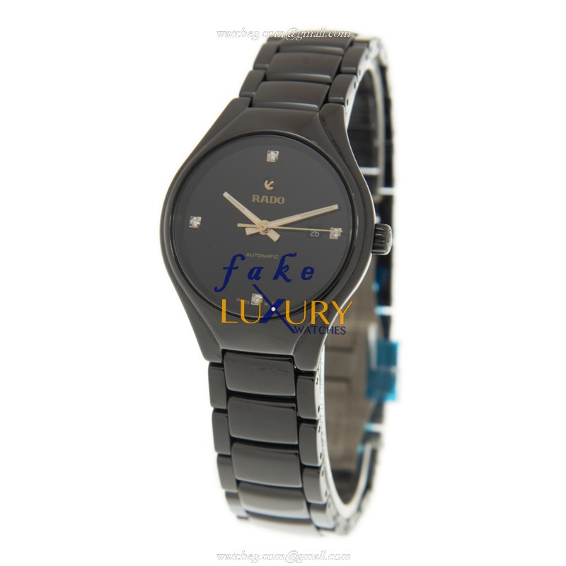 Rado TRUE Automatic Ceramic 30mm - Replica Watch - R27242712 - Black Dial - Sapphire Crystal - Image 3