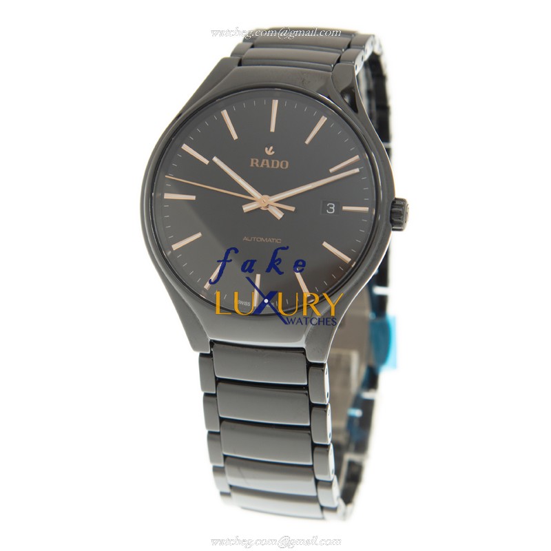 Rado R27056162 TRUE Automatic Replica Watch, Black Ceramic Case Strap, Sapphire Crystal - Image 2