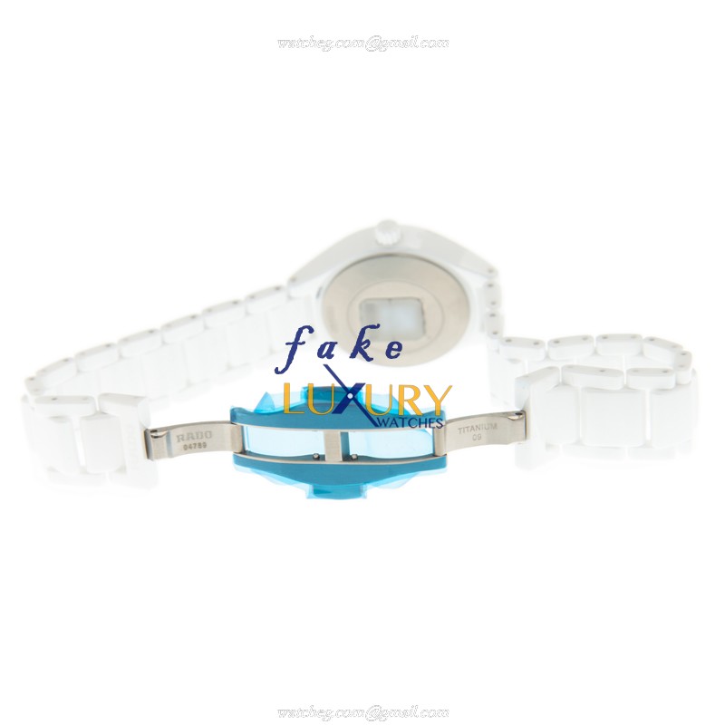Rado TRUE Automatic Ceramic R27244712 White Dial Ladies Replica Watch - Image 5