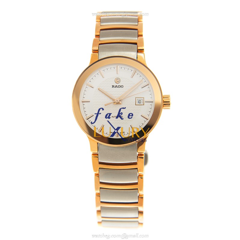 Rado R30954123 CENTRIX Automatic Gold-Plated Steel White Dial | 28mm Ladies | Replica Watch - Image 2