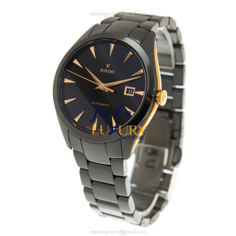 Rado HYPERCHROME R32252162 Automatic Ceramic Black Dial Men's Replica Watch - Image 3