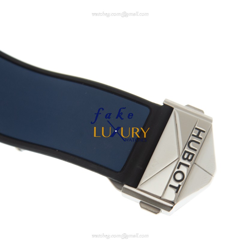 - HUB418NX5107RXMXM20 - Hublot BIG BANG Automatic Titanium Replica Watch - Blue Dial - Image 4