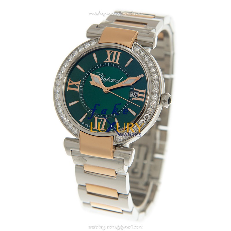 Chopard IMPERIALE 388532-6009 Quartz 18kt Rose Magic & Diamond Bezel Replica Watch - Image 3
