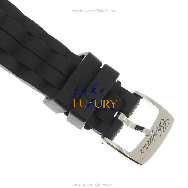 Chopard 278475-3014 Happy Sport Quartz Steel Case Black Dial Rubber Strap Replica Watch - Image 4
