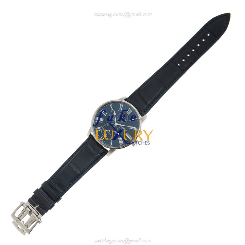 Ulysse Nardin 1183-310/43 MARINE Replica Watch, Blue Dial, Steel Case, Automatic Movement - Image 2