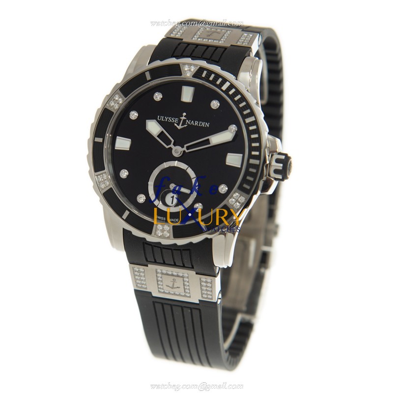 Ulysse Nardin 3203-190-3C/12.12 Replica Watch Automatic Movement, Black Dial, Steel Case, Rubber - Image 3