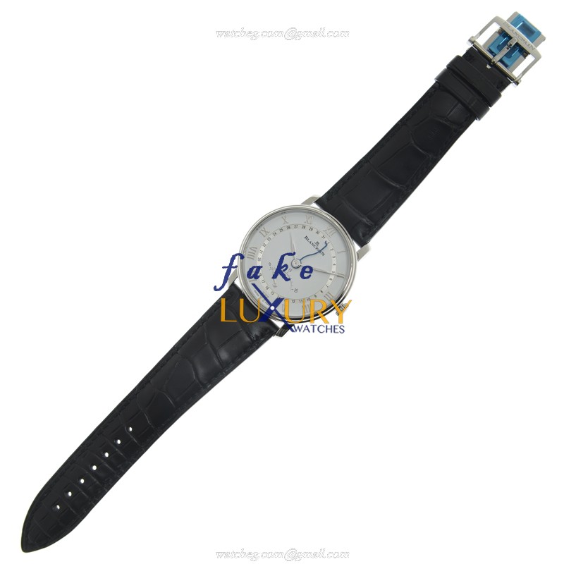 Blancpain 6653Q-1127-55B CLASSIQUE Automatic White Dial Steel Replica Watch - Image 2