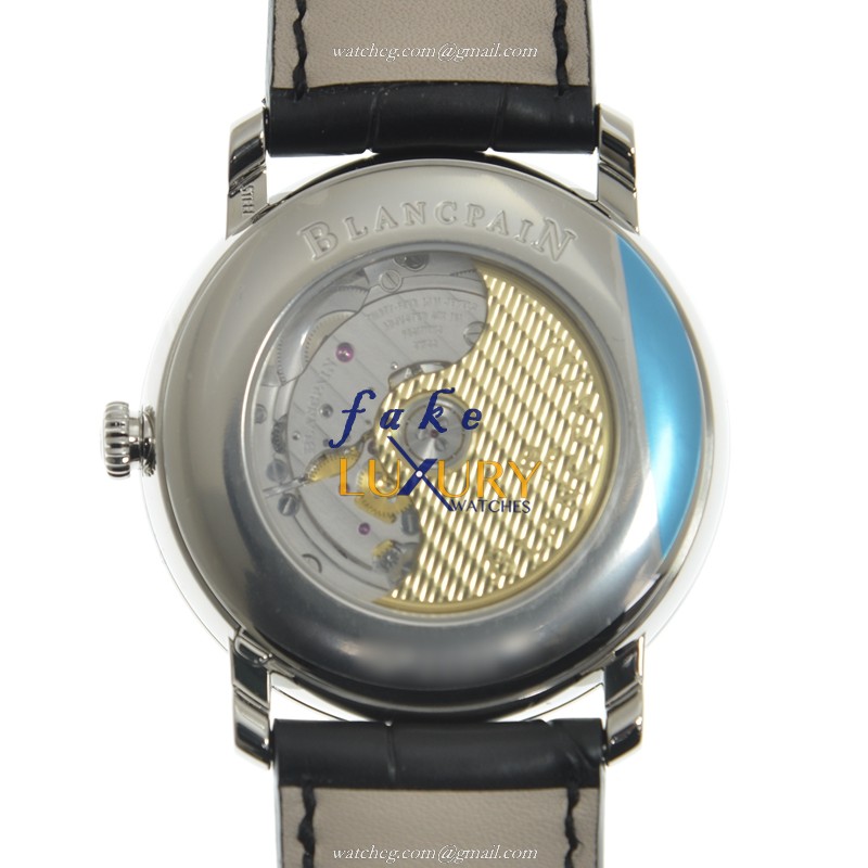 Blancpain 6653Q-1127-55B CLASSIQUE Automatic White Dial Steel Replica Watch - Image 3