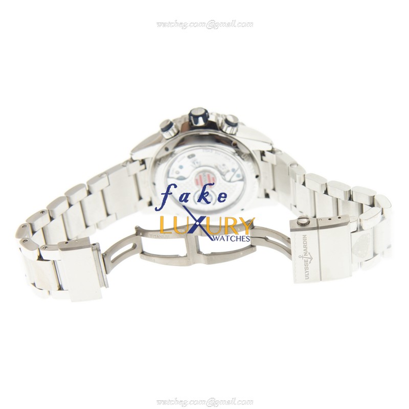 Ulysse Nardin 1503-151-7M/93-MON Replica Watch Automatic Blue Dial Stainless Steel Bracelet 44mm - Image 5