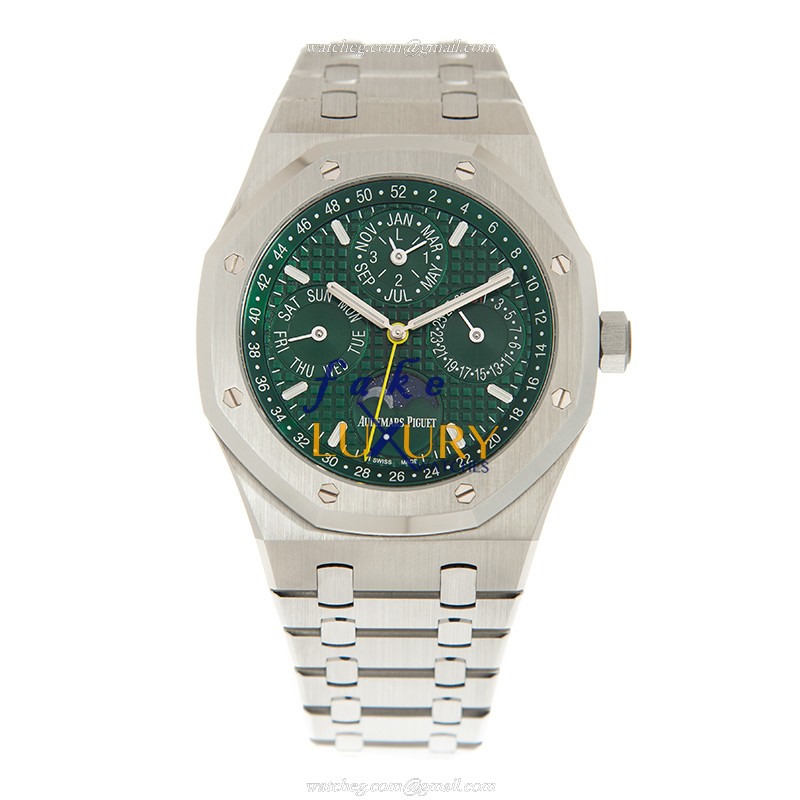 Audemars Piguet Royal Oak 26606ST.OO.1220ST.01 Automatic Green Dial Stainless Steel Replica Watch - Image 2